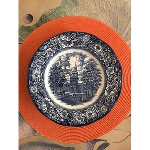 3 Vintage Liberty Blue Dishes